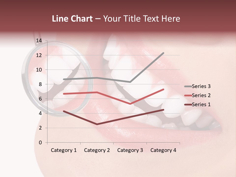 Reflection Clinic Teeth PowerPoint Template