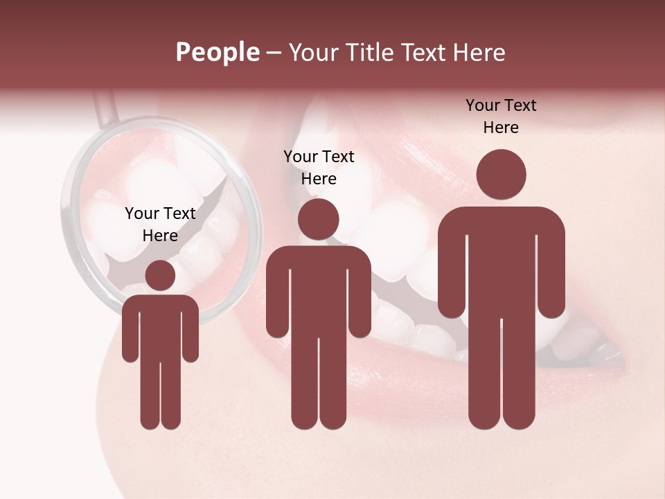 Reflection Clinic Teeth PowerPoint Template