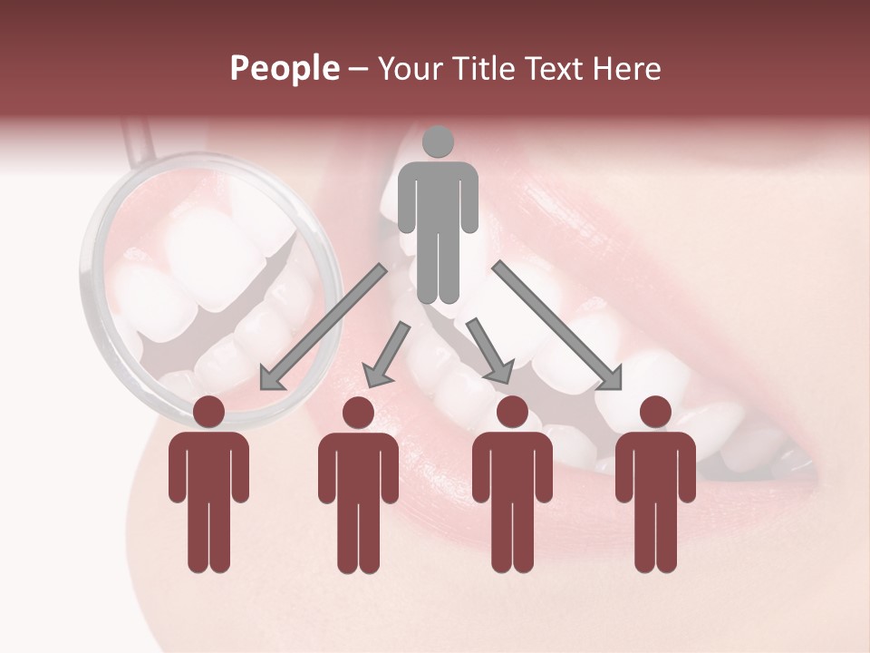 Reflection Clinic Teeth PowerPoint Template