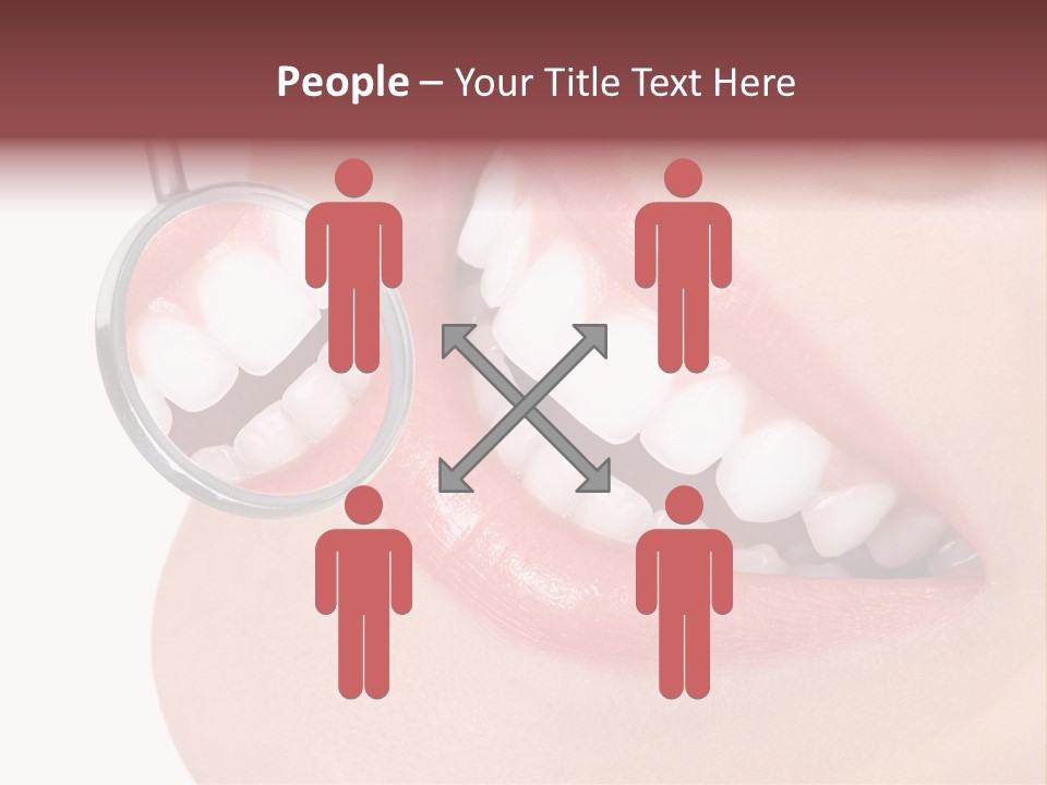 Reflection Clinic Teeth PowerPoint Template