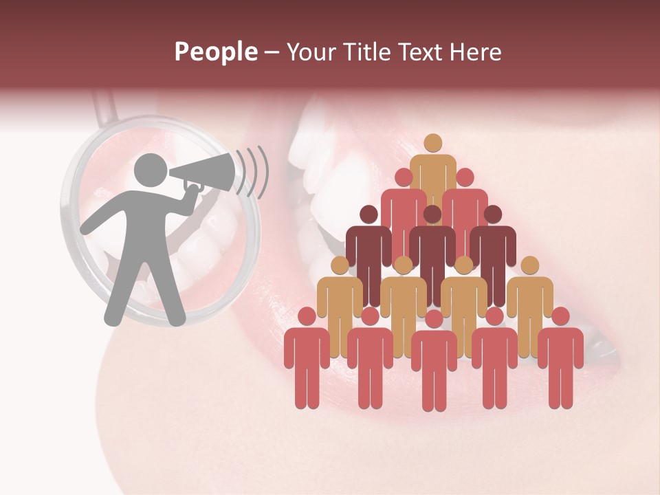 Reflection Clinic Teeth PowerPoint Template