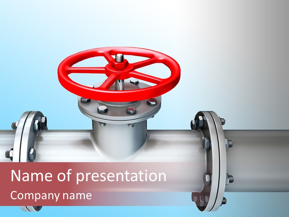 Business Screw Steel PowerPoint Template