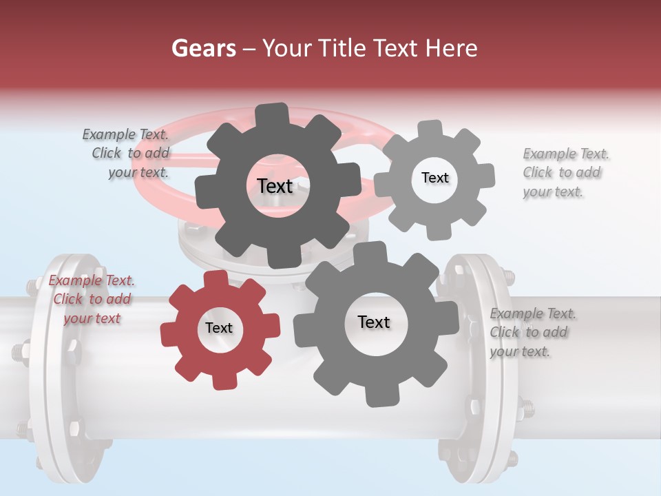 Business Screw Steel PowerPoint Template