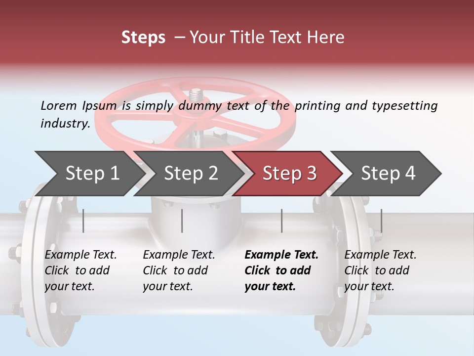 Business Screw Steel PowerPoint Template