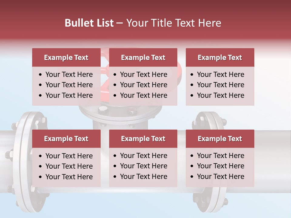 Business Screw Steel PowerPoint Template