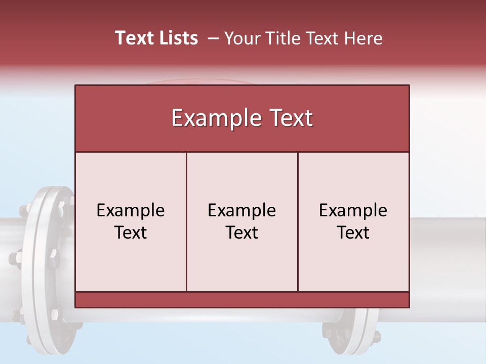 Business Screw Steel PowerPoint Template