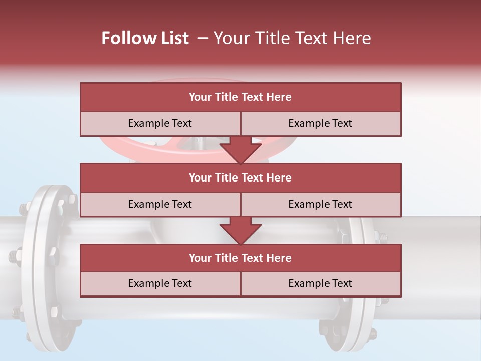 Business Screw Steel PowerPoint Template