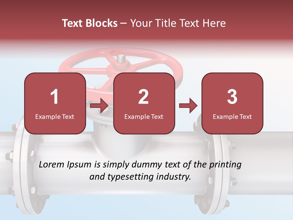 Business Screw Steel PowerPoint Template