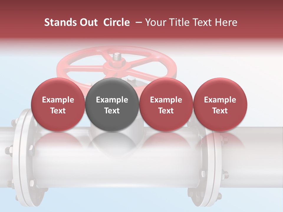 Business Screw Steel PowerPoint Template