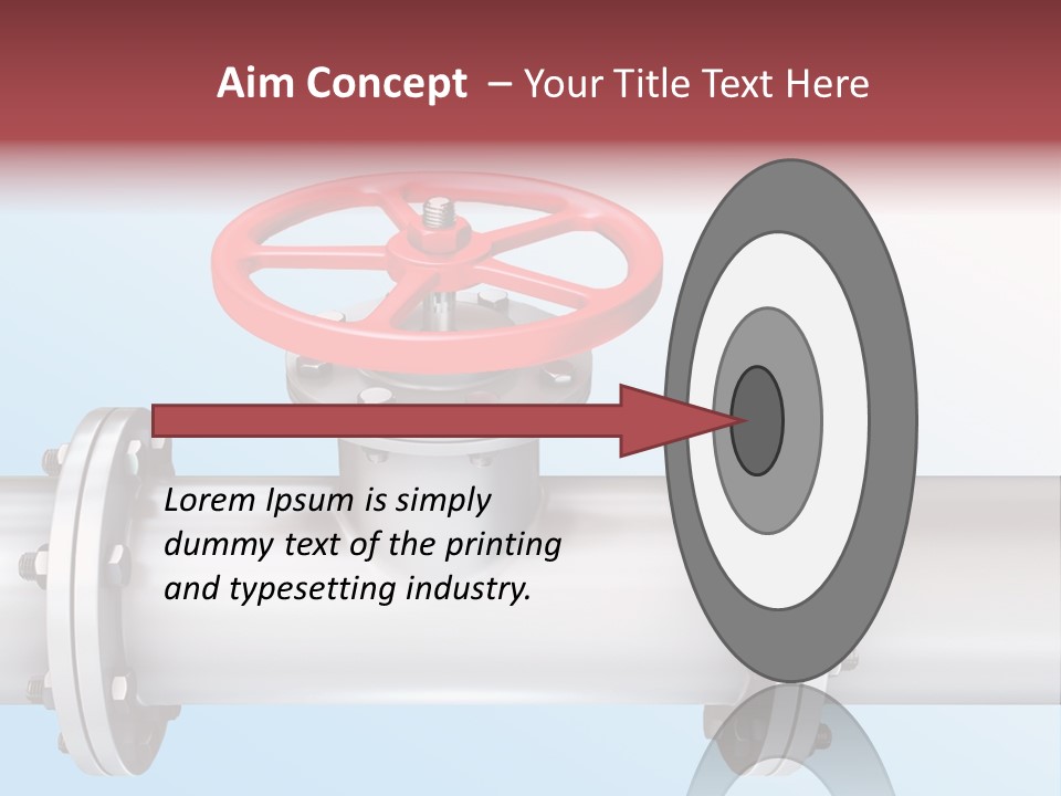 Business Screw Steel PowerPoint Template