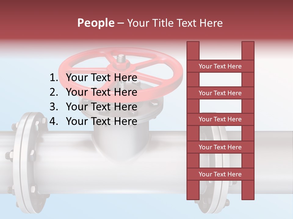 Business Screw Steel PowerPoint Template