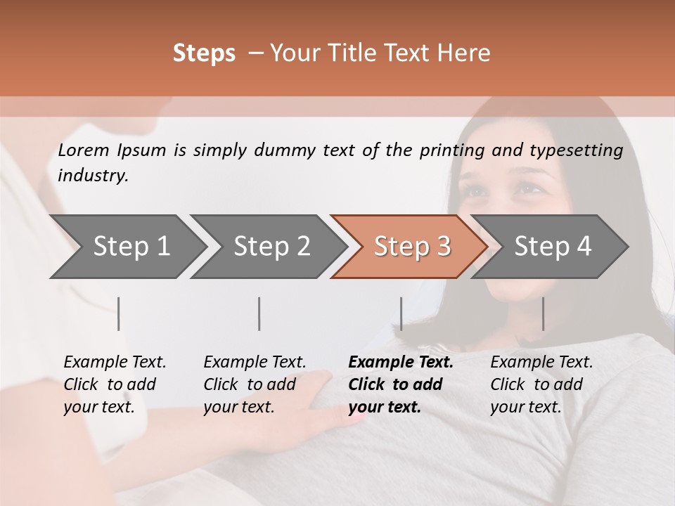 Person Abdomen Care PowerPoint Template