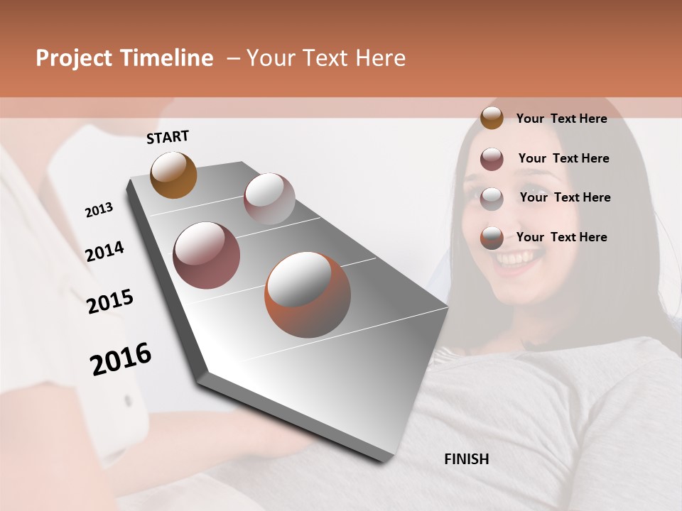 Person Abdomen Care PowerPoint Template