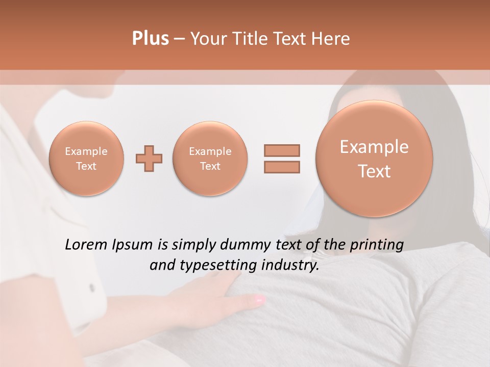 Person Abdomen Care PowerPoint Template