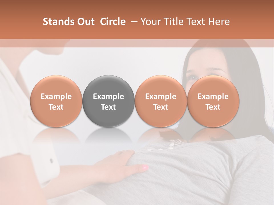 Person Abdomen Care PowerPoint Template