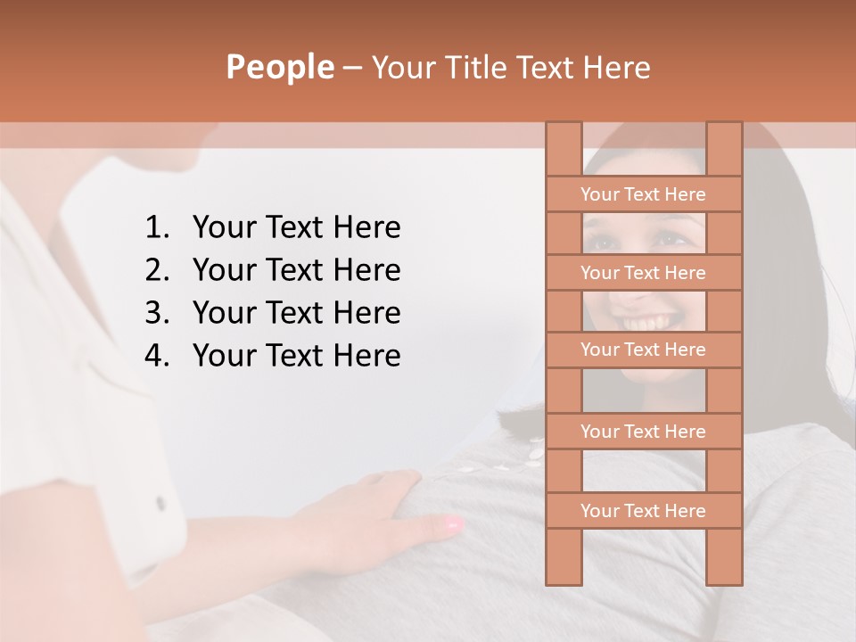 Person Abdomen Care PowerPoint Template