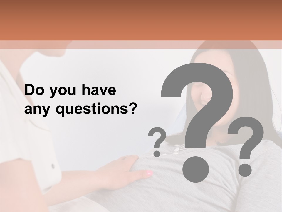 Person Abdomen Care PowerPoint Template