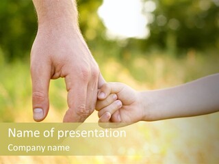 Harvest Innocence Dad PowerPoint Template