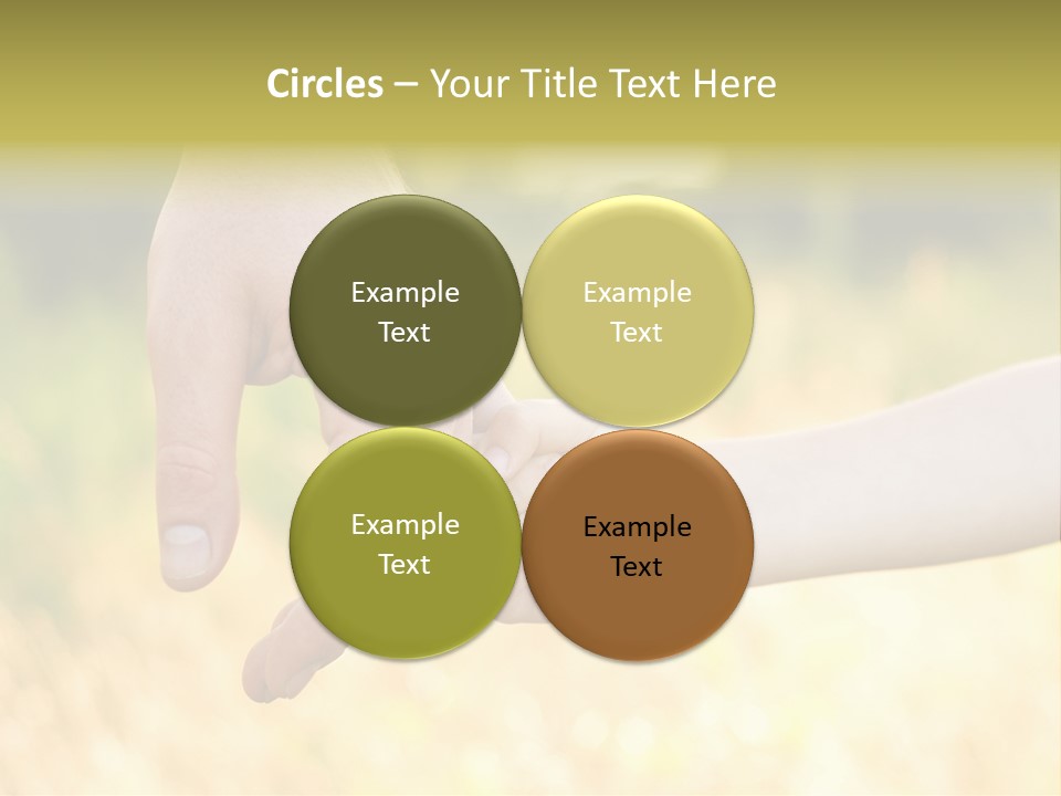 Harvest Innocence Dad PowerPoint Template