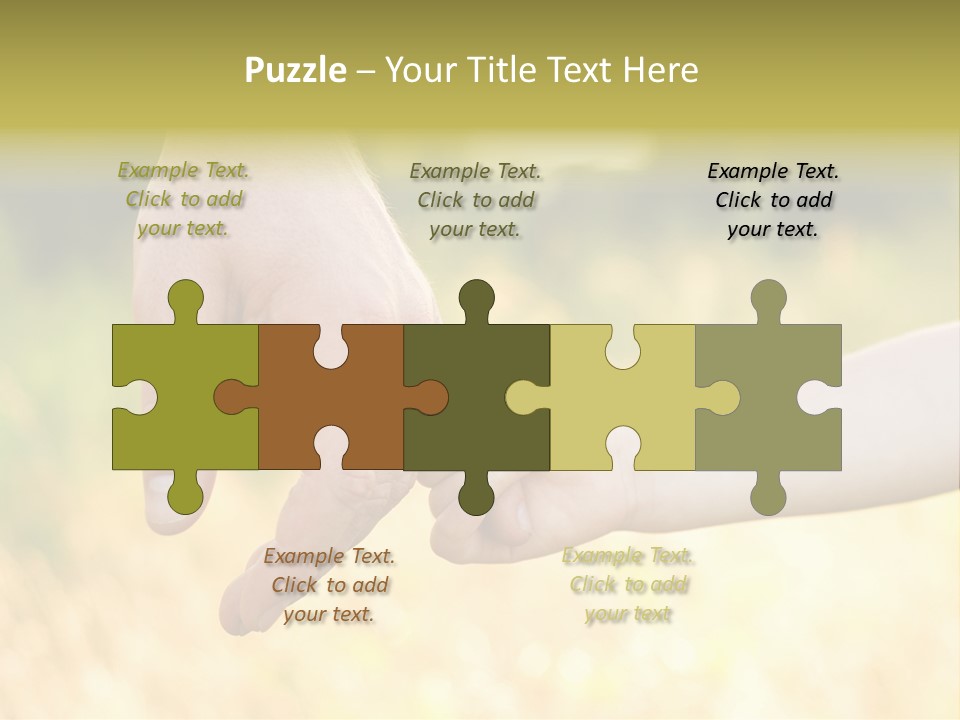 Harvest Innocence Dad PowerPoint Template