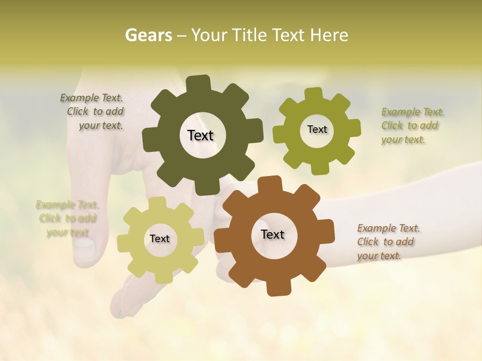 Harvest Innocence Dad PowerPoint Template