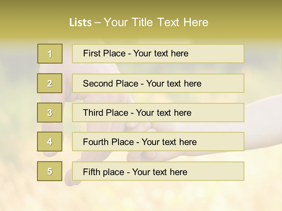 Harvest Innocence Dad PowerPoint Template