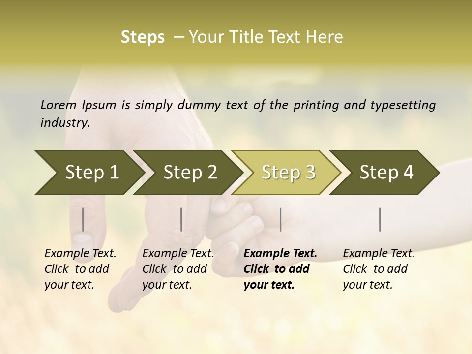 Harvest Innocence Dad PowerPoint Template