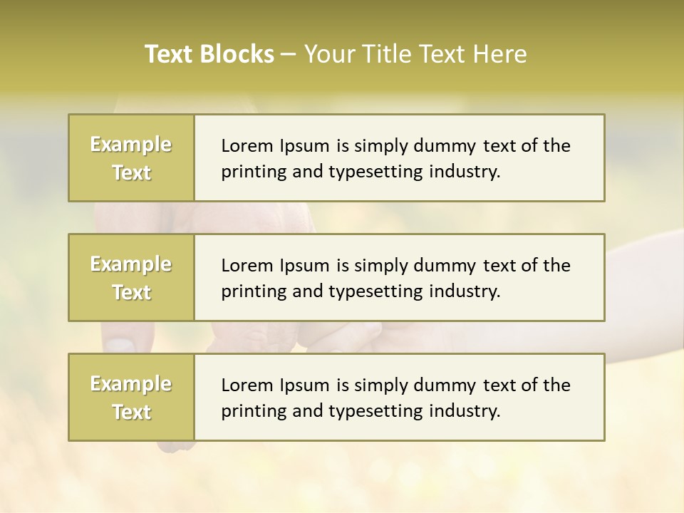 Harvest Innocence Dad PowerPoint Template