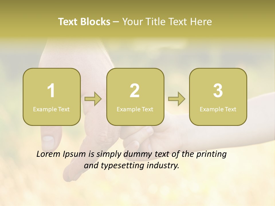 Harvest Innocence Dad PowerPoint Template