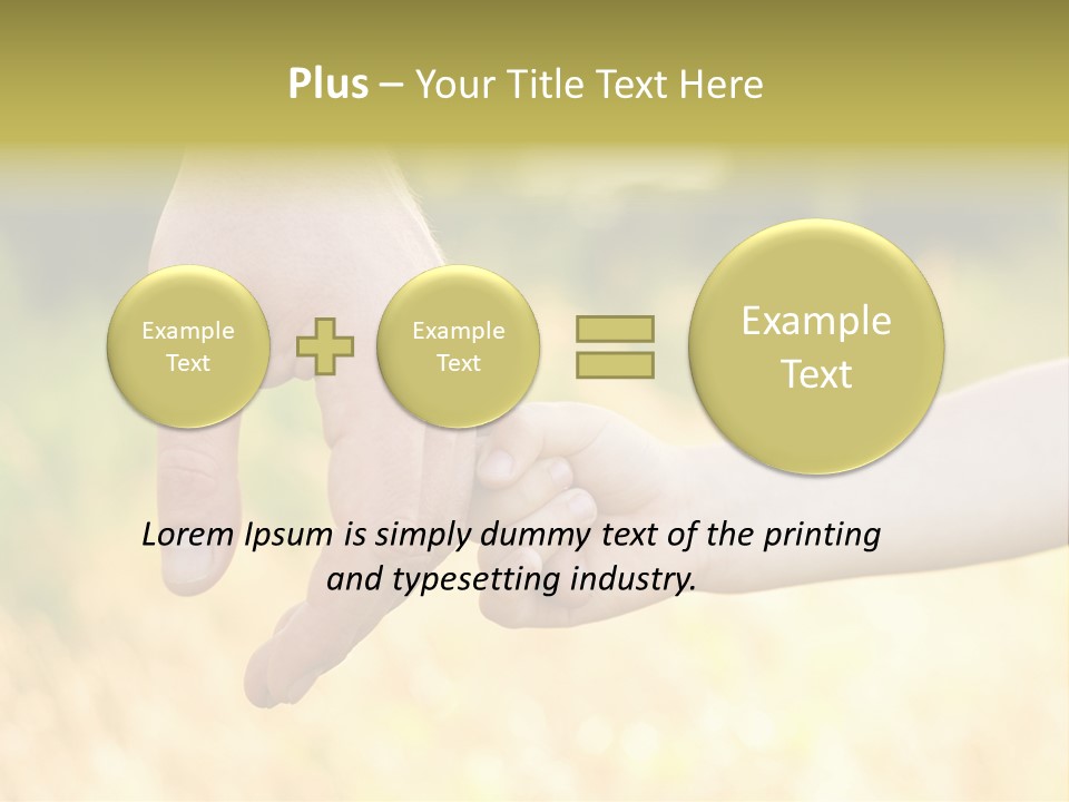 Harvest Innocence Dad PowerPoint Template