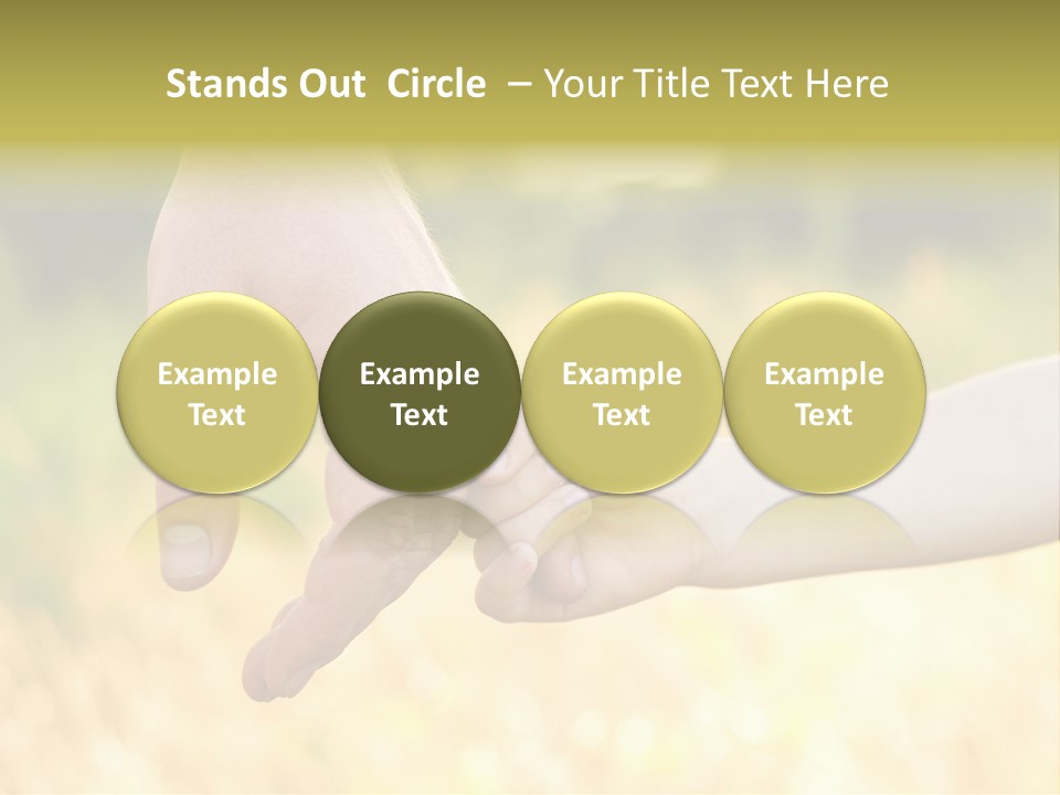 Harvest Innocence Dad PowerPoint Template