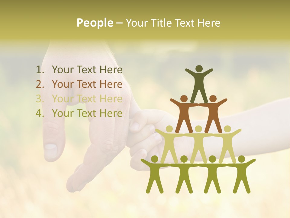 Harvest Innocence Dad PowerPoint Template