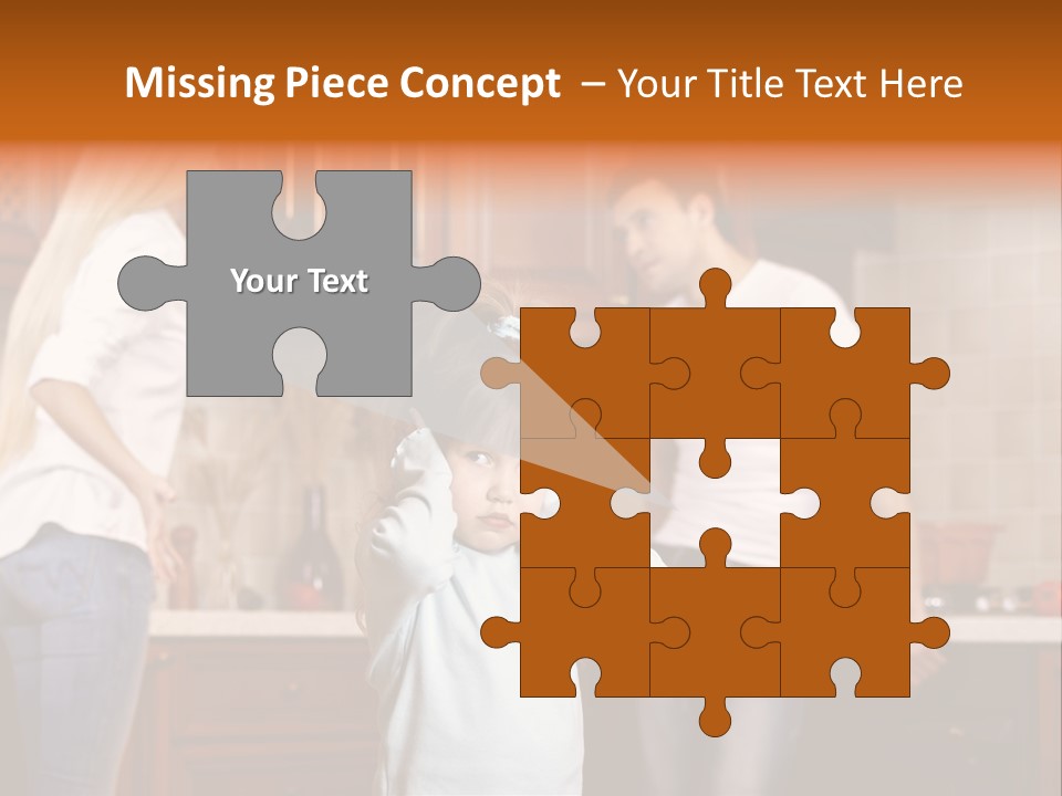 Girls Domestic Kitchen PowerPoint Template