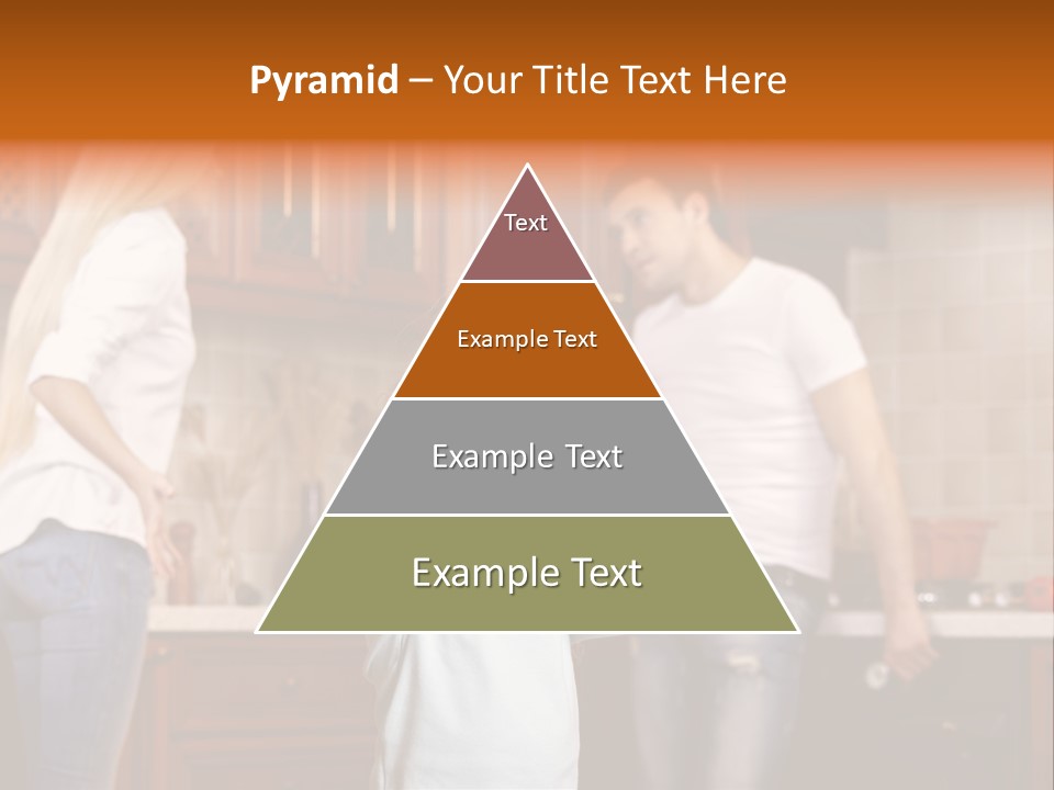 Girls Domestic Kitchen PowerPoint Template