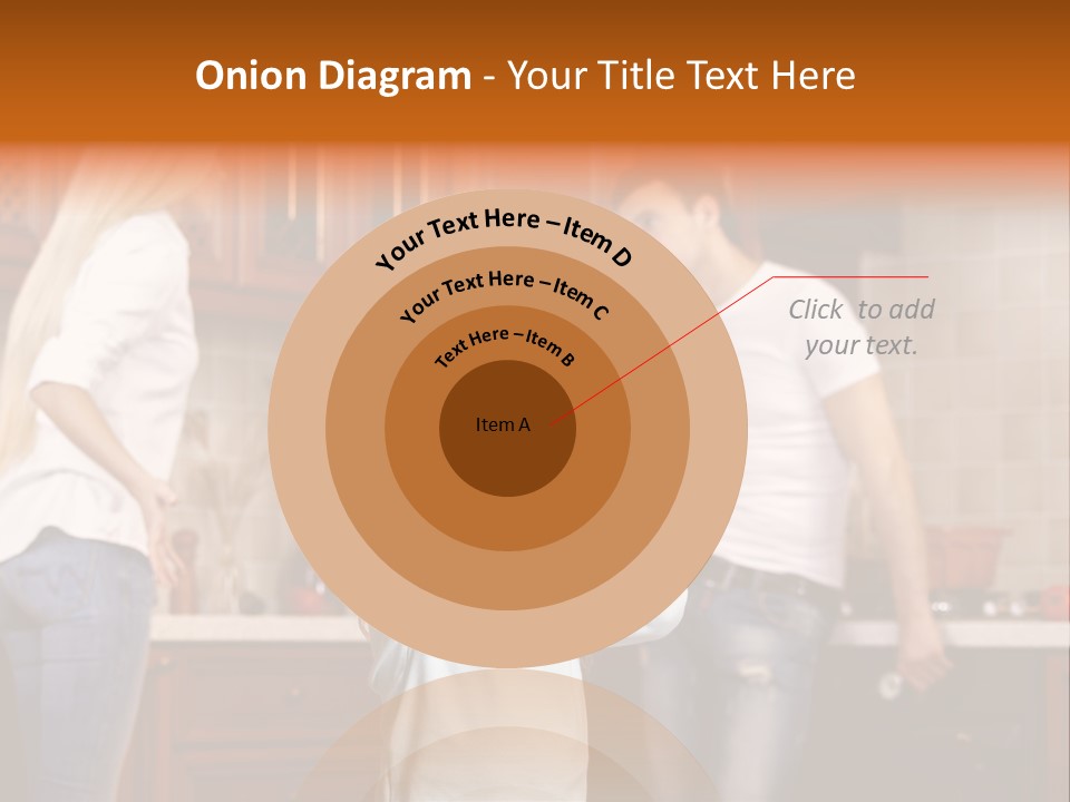 Girls Domestic Kitchen PowerPoint Template