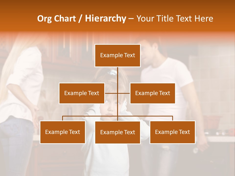 Girls Domestic Kitchen PowerPoint Template