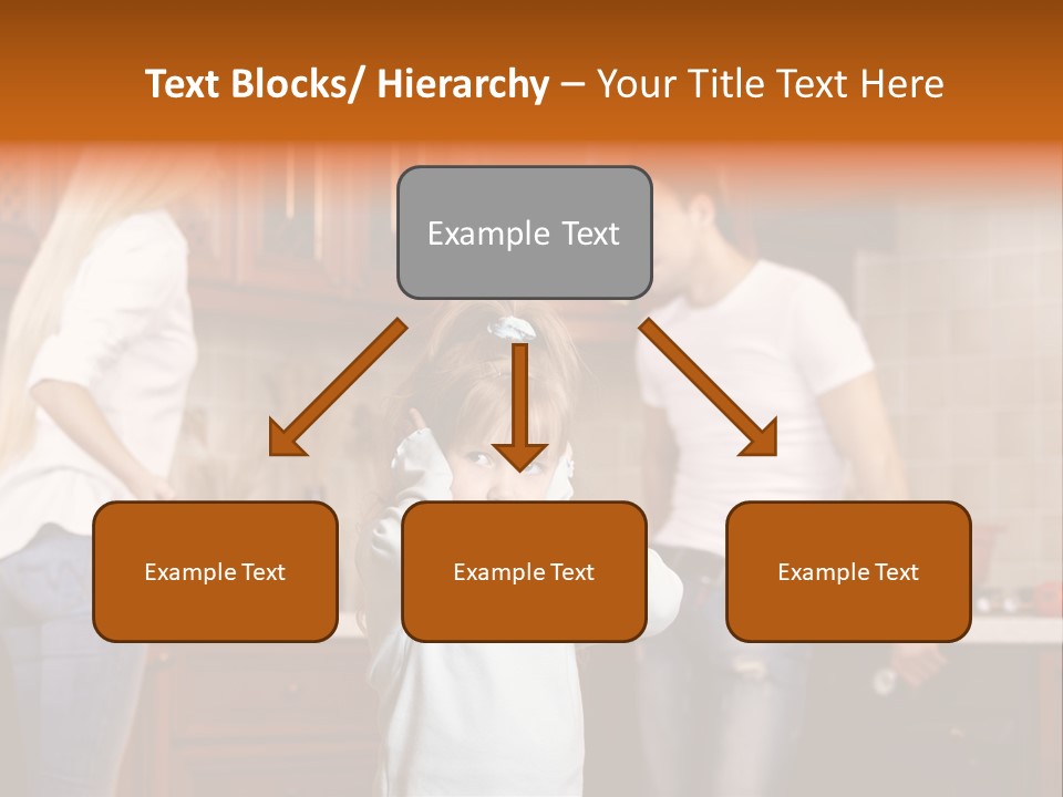 Girls Domestic Kitchen PowerPoint Template