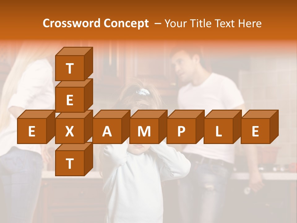 Girls Domestic Kitchen PowerPoint Template