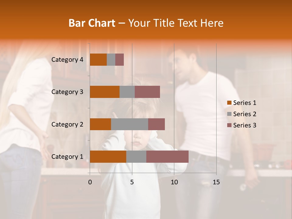 Girls Domestic Kitchen PowerPoint Template