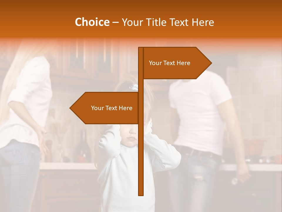 Girls Domestic Kitchen PowerPoint Template