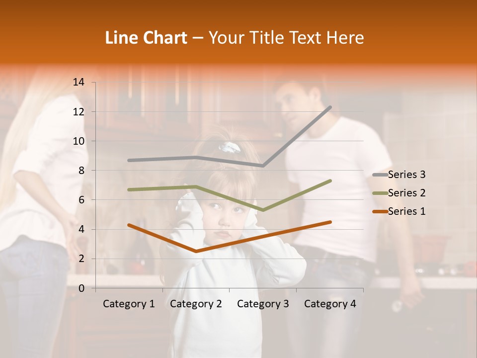 Girls Domestic Kitchen PowerPoint Template