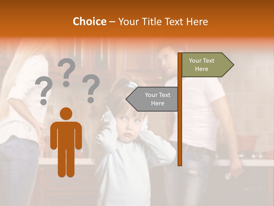 Girls Domestic Kitchen PowerPoint Template