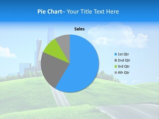 Sky Outdoor Skyscraper PowerPoint Template