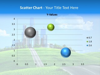 Sky Outdoor Skyscraper PowerPoint Template