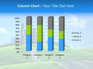 Sky Outdoor Skyscraper PowerPoint Template