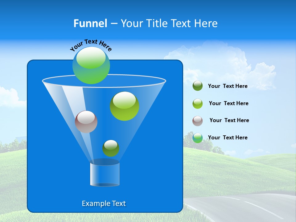 Sky Outdoor Skyscraper PowerPoint Template