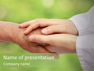 Shaking Hospital Aiding PowerPoint Template