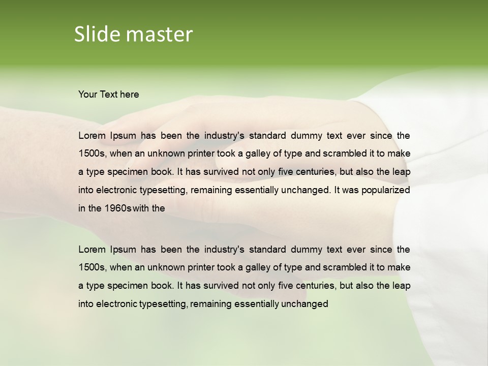 Shaking Hospital Aiding PowerPoint Template