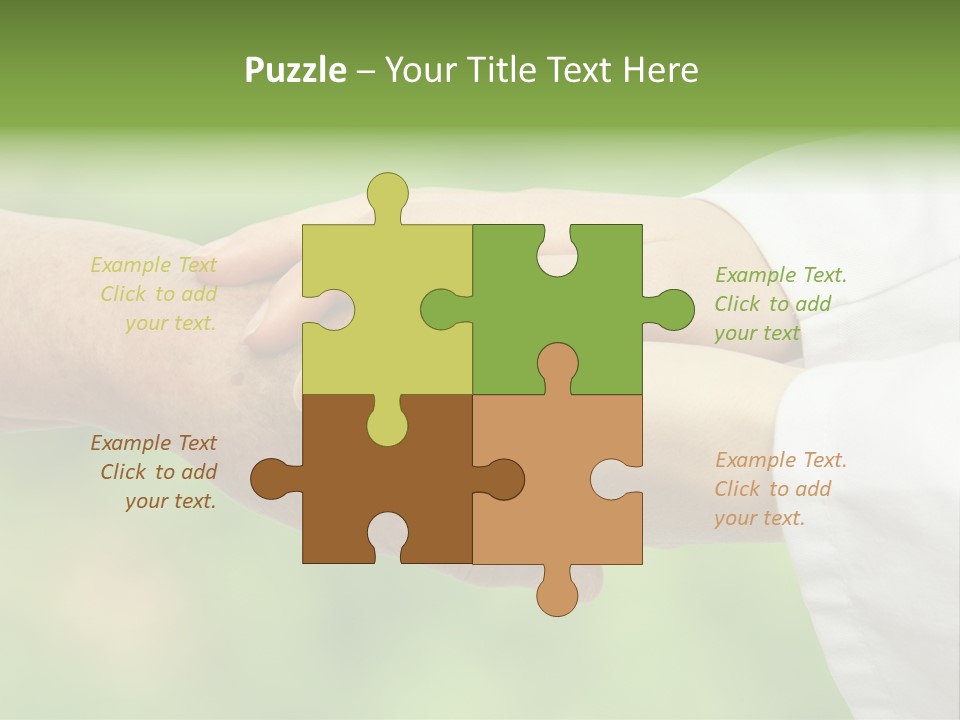 Shaking Hospital Aiding PowerPoint Template