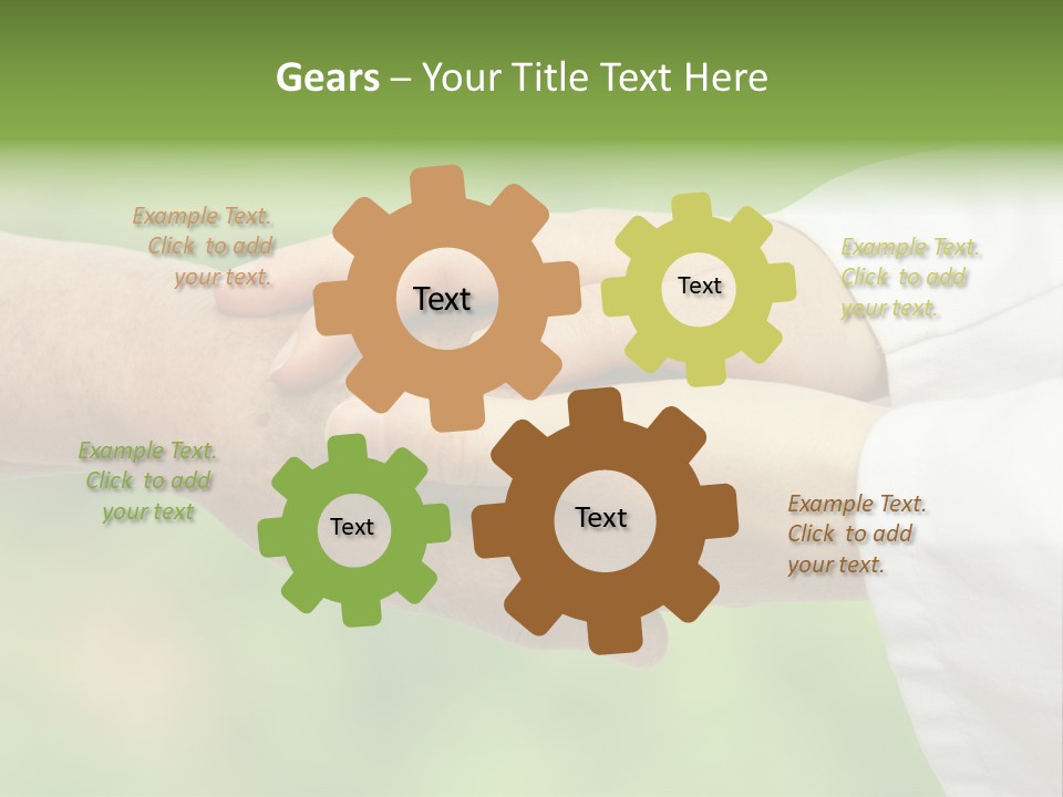 Shaking Hospital Aiding PowerPoint Template